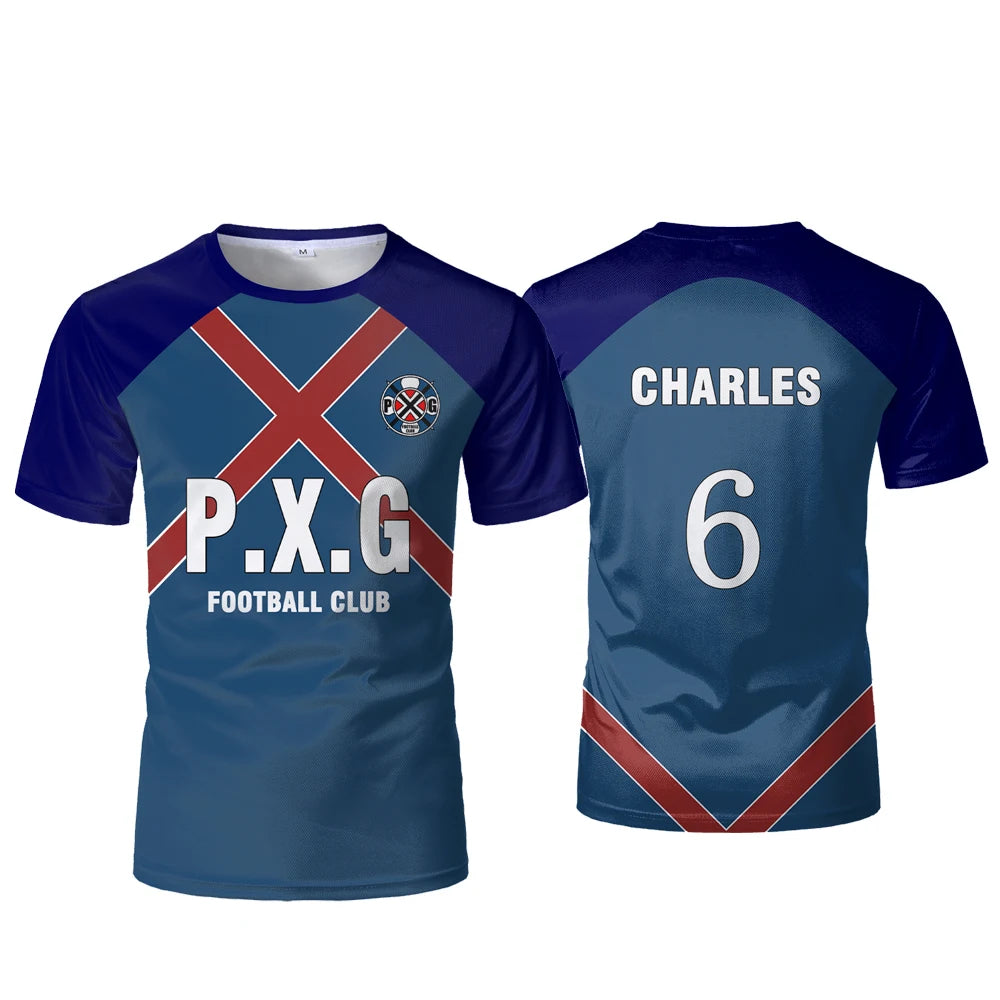 Charles (PXG)-Maillot de foot | Blue World