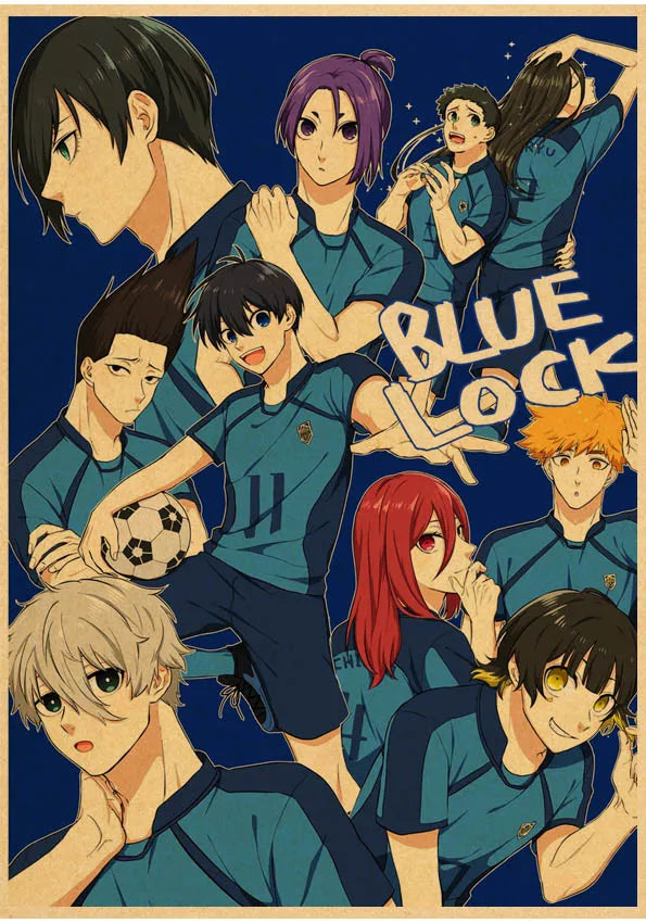 Posters - BlueLock - Blue WorldBoutique immersive d’anime et manga : maillots Blue Lock et Inazuma Eleven, produits dérivés exclusifs, nombreuses offres, cadeaux et tailles variées pour tous les fans.