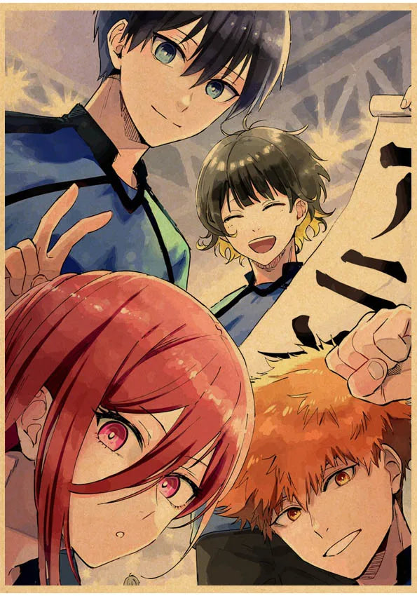 Posters - BlueLock - Blue WorldBoutique immersive d’anime et manga : maillots Blue Lock et Inazuma Eleven, produits dérivés exclusifs, nombreuses offres, cadeaux et tailles variées pour tous les fans.