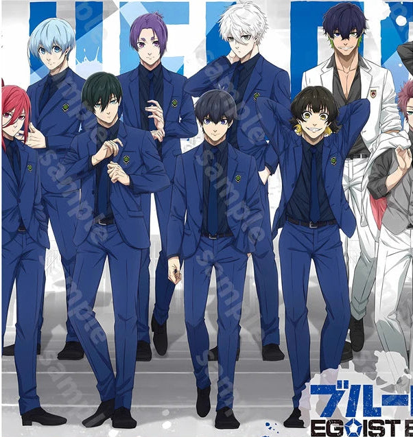 Statuette Élégante Blue Lock - Blue World