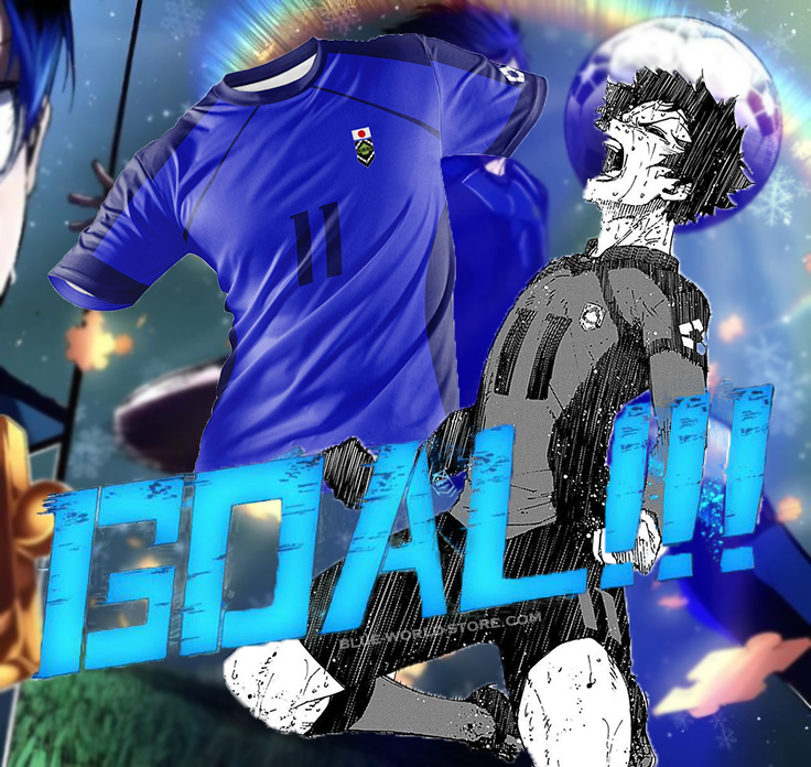 ISAGI (BLUE LOCK)-Maillot de foot | Blue World